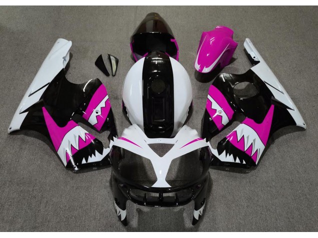 Rosa Hai 2002-2005 Kawasaki ZX12R Motorrad Verkleidung Rosa Hai 2002-2005 Kawasaki ZX12R Motorrad Verkleidung