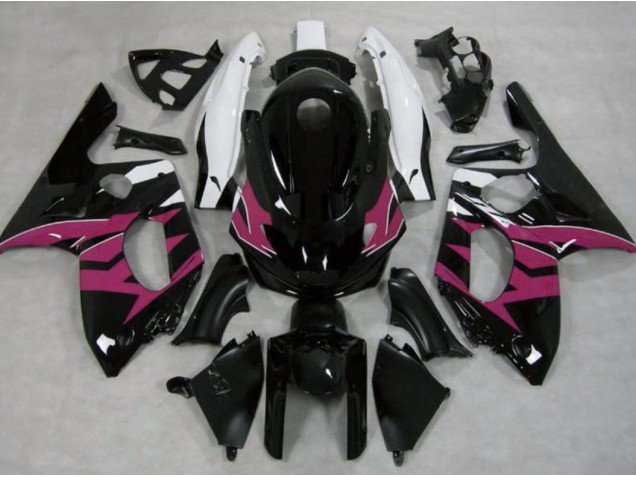 Rosa Schwarz & Weiß 1998-2007 Yamaha YZF600 Motorrad Verkleidung Rosa Schwarz & Weiß 1998-2007 Yamaha YZF600 Motorrad Verkleidung