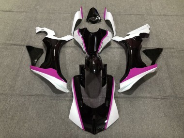 Rosa Schwarz & Weiß 2015-2019 Yamaha R1 Motorrad Verkleidung
