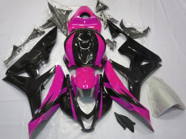 Rosa & Schwarz OEM Design 2007-2008 Honda CBR600RR Motorrad Verkleidung