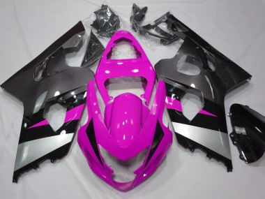 Rosa & Silber 2004-2005 Suzuki GSXR 600-750 Motorrad Verkleidung