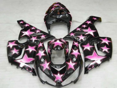 Rosa Stern 2005-2006 Kawasaki ZX6R Motorrad Verkleidung