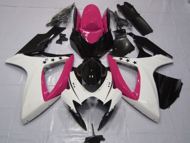 Rosa Stern 2006-2007 Suzuki GSXR 600-750 Motorrad Verkleidung