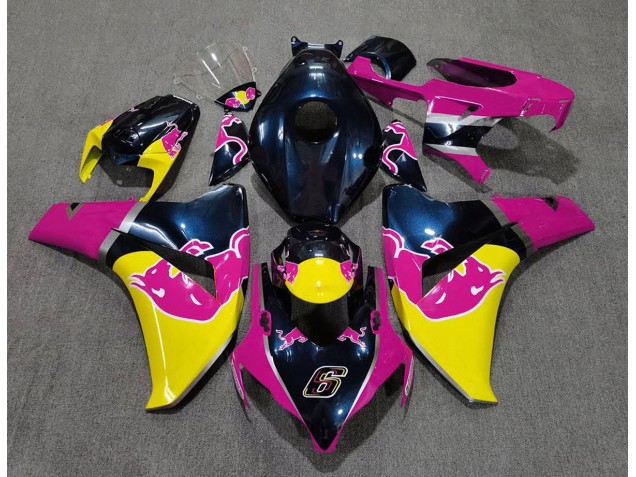 Rosa Stier 2008-2011 Honda CBR1000RR Motorrad Verkleidung Rosa Stier 2008-2011 Honda CBR1000RR Motorrad Verkleidung