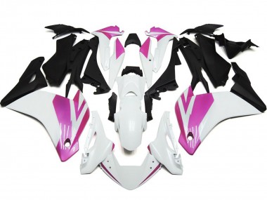 Rosa & Weißer Glanz 2011-2014 Honda CBR250RR Motorrad Verkleidung