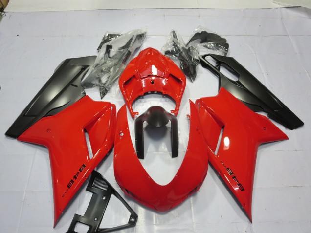 Rot 2007-2014 Ducati 848 1098 1198 Motorrad Verkleidung Rot 2007-2014 Ducati 848 1098 1198 Motorrad Verkleidung