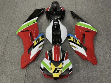 Rot 6 2004-2005 Honda CBR1000RR Motorrad Verkleidung