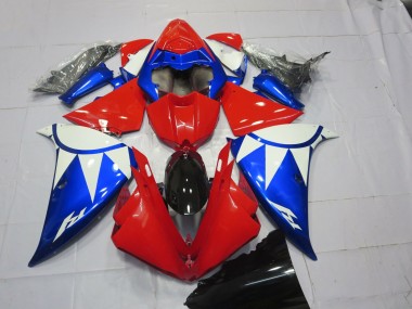 Rot Weiß Blau 2012-2014 Yamaha R1 Motorrad Verkleidung