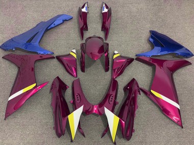 Rot & Blau Glänzend 2011-2024 Suzuki GSXR 600-750 Motorrad Verkleidung