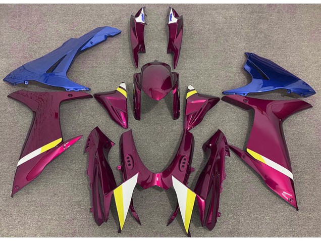 Rot & Blau Glänzend 2011-2024 Suzuki GSXR 600-750 Motorrad Verkleidung Rot & Blau Glänzend 2011-2024 Suzuki GSXR 600-750 Motorrad Verkleidung