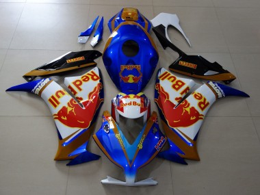 Rot Bull Blau & Gold 2012-2016 Honda CBR1000RR Motorrad Verkleidung