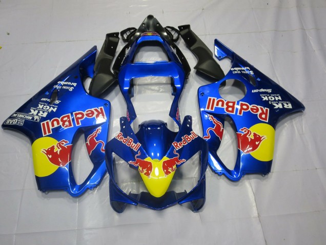 Rot Bull-Design 2001-2003 Honda CBR600 F4i Motorrad Verkleidung Rot Bull-Design 2001-2003 Honda CBR600 F4i Motorrad Verkleidung