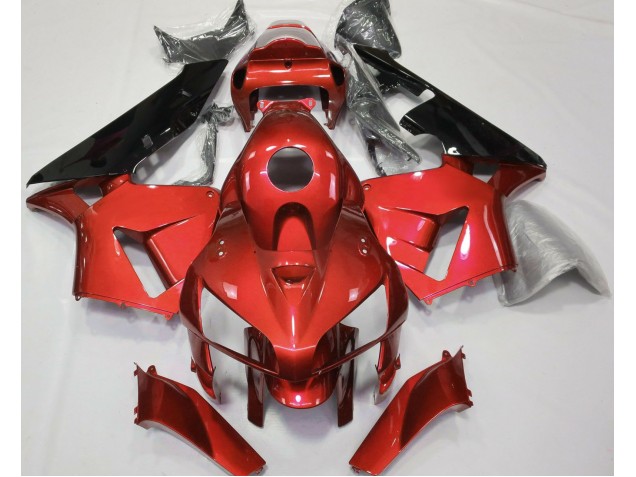 Rot Cbr-Stil 2005-2006 Honda CBR600RR Motorrad Verkleidung Rot Cbr-Stil 2005-2006 Honda CBR600RR Motorrad Verkleidung