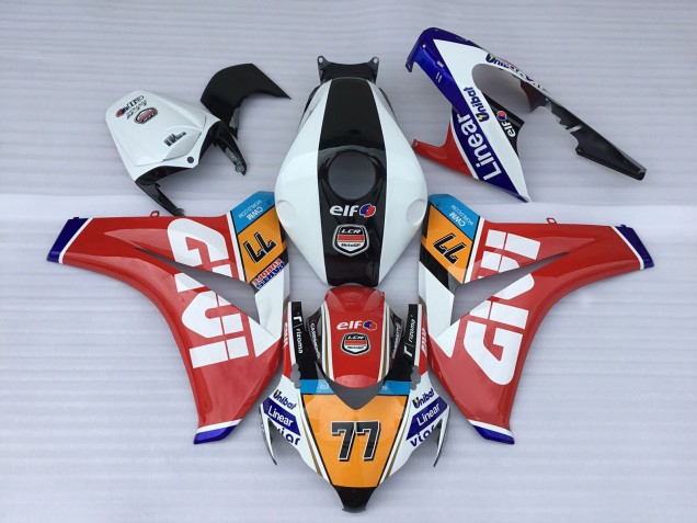 Rot Elf 2008-2011 Honda CBR1000RR Motorrad Verkleidung Rot Elf 2008-2011 Honda CBR1000RR Motorrad Verkleidung