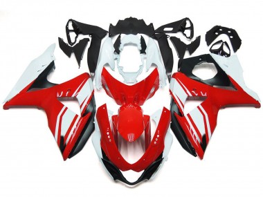 Rot Glanz Mit Schwarzem Stil 2009-2016 Suzuki GSXR 1000 Motorrad Verkleidung