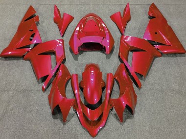 Rot Glänzend 2004-2005 Kawasaki ZX10R Motorrad Verkleidung