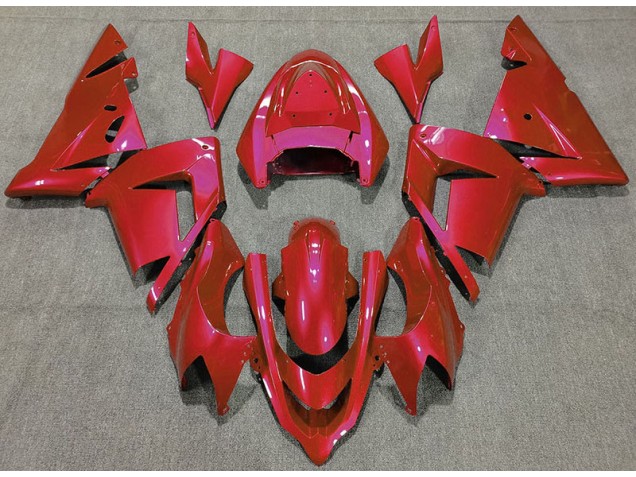 Rot Glänzend 2004-2005 Kawasaki ZX10R Motorrad Verkleidung Rot Glänzend 2004-2005 Kawasaki ZX10R Motorrad Verkleidung