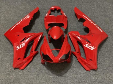 Rot Glänzend 2006-2008 Triumph Daytona 675 Motorrad Verkleidung