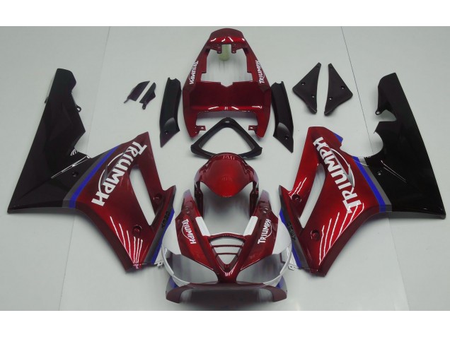 Rot Glänzend 2009-2012 Triumph Daytona 675 Motorrad Verkleidung Rot Glänzend 2009-2012 Triumph Daytona 675 Motorrad Verkleidung