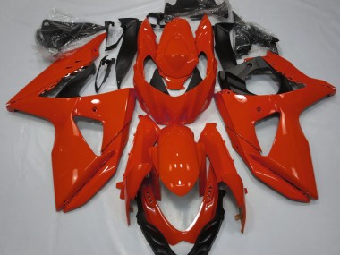 Rot Glänzend 2009-2016 Suzuki GSXR 1000 Motorrad Verkleidung