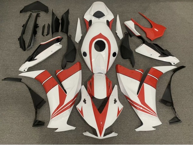 Rot Glänzend & Weiß 2012-2016 Honda CBR1000RR Motorrad Verkleidung Rot Glänzend & Weiß 2012-2016 Honda CBR1000RR Motorrad Verkleidung