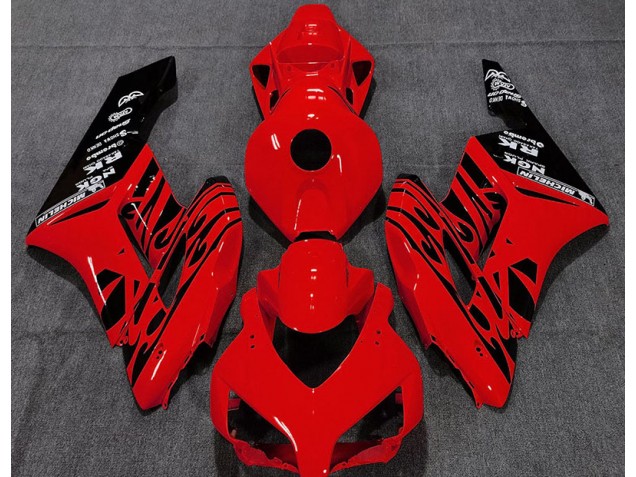 Rot Glänzend Flamme 2004-2005 Honda CBR1000RR Motorrad Verkleidung Rot Glänzend Flamme 2004-2005 Honda CBR1000RR Motorrad Verkleidung