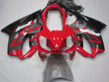 Rot Glänzend & Grau 2004-2007 Honda CBR600 F4i Motorrad Verkleidung