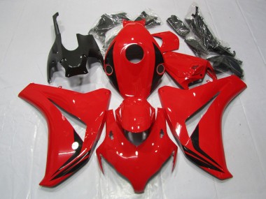 Rot Glänzend Klein-Akzent-Design 2008-2011 Honda CBR1000RR Motorrad Verkleidung
