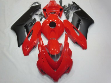 Rot Glänzend & Matt Schwarz 2004-2005 Honda CBR1000RR Motorrad Verkleidung