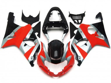 Rot Glänzend OEM-Stil-Kit 2000-2002 Suzuki GSXR 1000 Motorrad Verkleidung