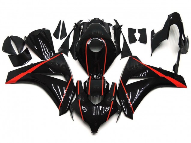 Rot Glänzend & Schwarz 2008-2011 Honda CBR1000RR Motorrad Verkleidung Rot Glänzend & Schwarz 2008-2011 Honda CBR1000RR Motorrad Verkleidung