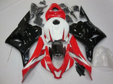 Rot Glänzend Weiß & Schwarz 2009-2012 Honda CBR600RR Motorrad Verkleidung