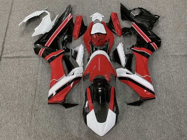 Rot Glänzend Weiß & Schwarz 2017-2023 Honda CBR1000RR Motorrad Verkleidung