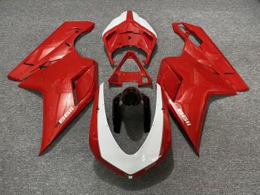 Rot Glänzend Sp-Design 2007-2014 Ducati 848 1098 1198 Motorrad Verkleidung