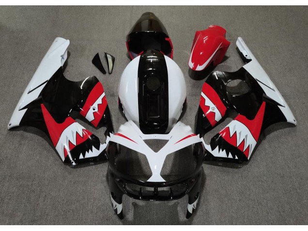 Rot Hai 2002-2005 Kawasaki ZX12R Motorrad Verkleidung Rot Hai 2002-2005 Kawasaki ZX12R Motorrad Verkleidung