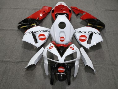 Rot Konica Minolta 2005-2006 Honda CBR600RR Motorrad Verkleidung