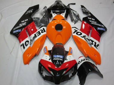 Rot Matt Schwarz 2004-2005 Honda CBR1000RR Motorrad Verkleidung