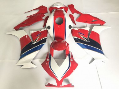 Rot Mit Weiß / Blau 2012-2016 Honda CBR1000RR Motorrad Verkleidung
