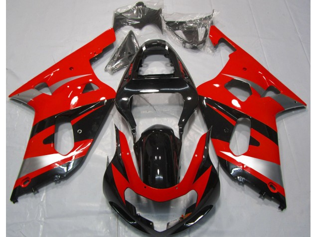 Rot OEM-Stil 2001-2003 Suzuki GSXR 600-750 Motorrad Verkleidung Rot OEM-Stil 2001-2003 Suzuki GSXR 600-750 Motorrad Verkleidung