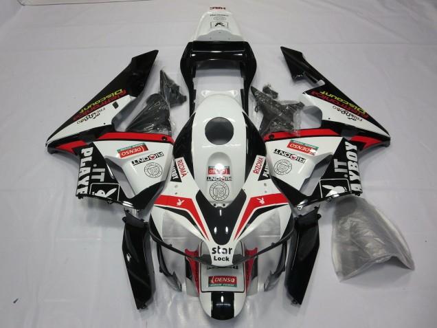 Rot Playboy 2003-2004 Honda CBR600RR Motorrad Verkleidung Rot Playboy 2003-2004 Honda CBR600RR Motorrad Verkleidung