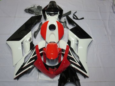 Rot Schwarz & Weiß 2004-2005 Honda CBR1000RR Motorrad Verkleidung