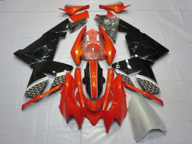 Rot Schwarz 2004-2005 Kawasaki ZX10R Motorrad Verkleidung
