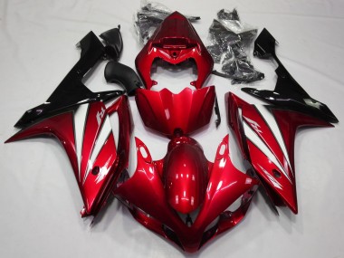 Rot Weiß & Schwarz 2007-2008 Yamaha R1 Motorrad Verkleidung