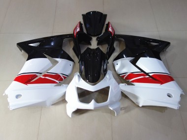 Rot Schwarz & Weiß 2008-2012 Kawasaki Ninja 250 Motorrad Verkleidung