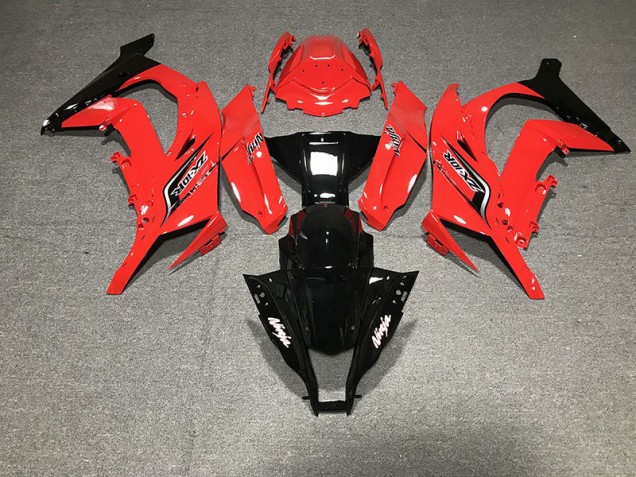 Rot & Schwarz 2011-2015 Kawasaki ZX10R Motorrad Verkleidung Rot & Schwarz 2011-2015 Kawasaki ZX10R Motorrad Verkleidung