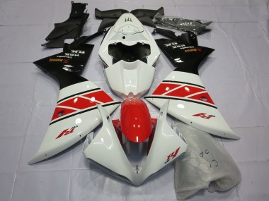 Rot Weiß & Schwarz 2012-2014 Yamaha R1 Motorrad Verkleidung