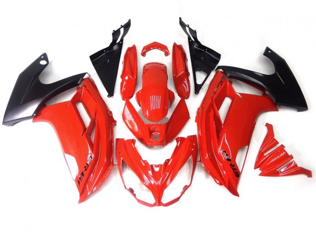 Rot Schwarz 2012-2016 Kawasaki Ninja 650R Motorrad Verkleidung Rot Schwarz 2012-2016 Kawasaki Ninja 650R Motorrad Verkleidung