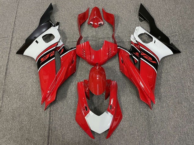 Rot Weiß & Schwarz 2017-2021 Yamaha R6 Motorrad Verkleidung Rot Weiß & Schwarz 2017-2021 Yamaha R6 Motorrad Verkleidung