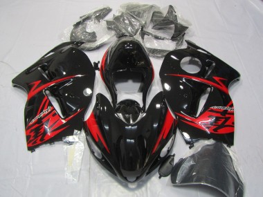 Rot & Schwarz Glänzend 1997-2007 Suzuki GSXR 1300 Motorrad Verkleidung