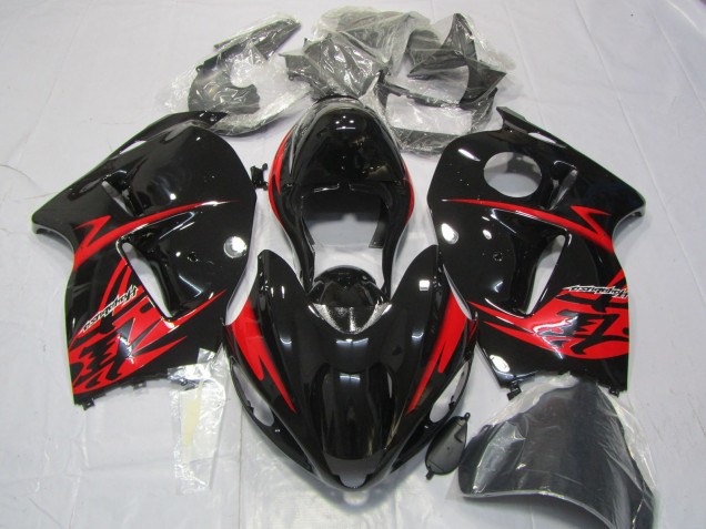 Rot & Schwarz Glänzend 1997-2007 Suzuki GSXR 1300 Motorrad Verkleidung Rot & Schwarz Glänzend 1997-2007 Suzuki GSXR 1300 Motorrad Verkleidung